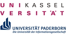 Logos der Universitäten Kassel und Paderborn